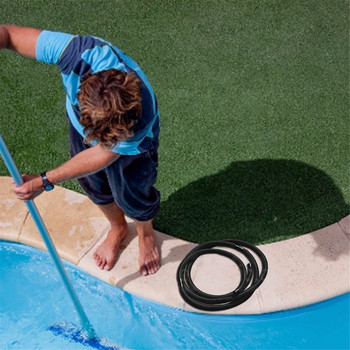 6,3 м маркуч за плувен басейн Маркуч за вода с 32 мм диаметър и обща дължина Устойчив на UV и хлор Водоустойчив Издръжлив