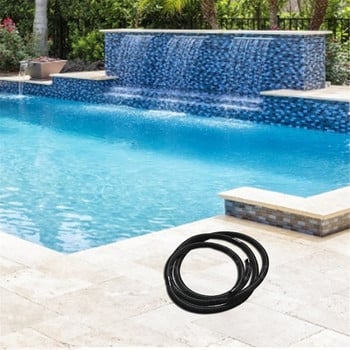 6,3 м маркуч за плувен басейн Маркуч за вода с 32 мм диаметър и обща дължина Устойчив на UV и хлор Водоустойчив Издръжлив
