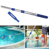 Stalp cu mâner telescopic pentru piscină Mâner telescopic reglabil, extensibil pentru curățarea piscinei, tijă de salvare a vieții