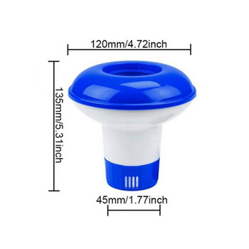 Нов плувка за плувен басейн Хлор Бром Таблетки Плаващ дозатор Апликатор Спа вана Консумативи Дропшиппинг