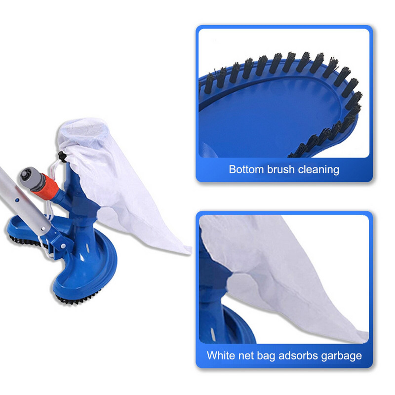 Baseino dulkių siurblys siurbimo galvutės tvenkinio fontanas dulkių valymo šepetys vandens filtro siurblys akvariumo priedai