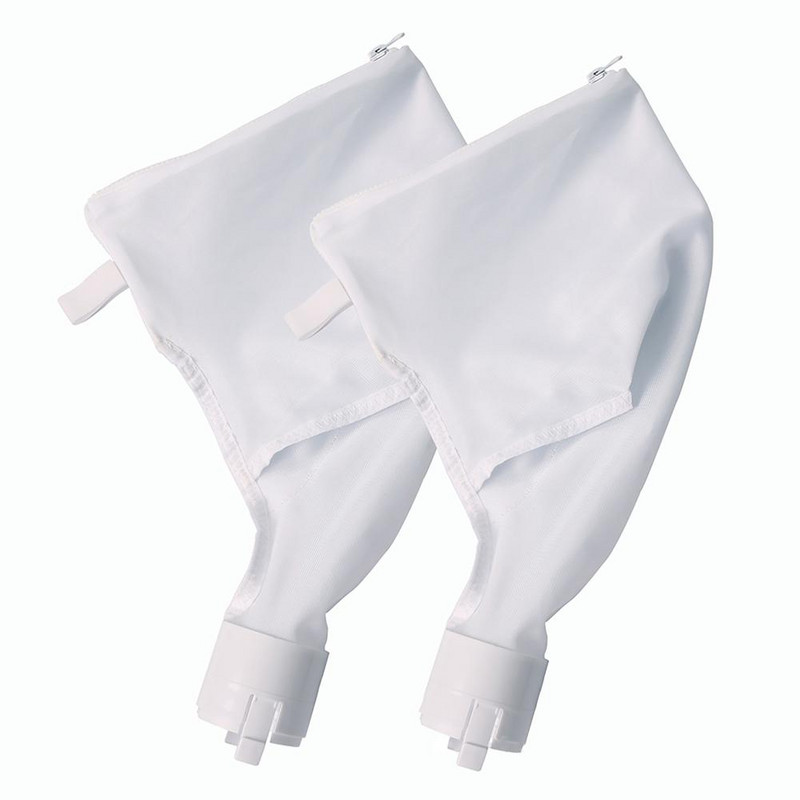 2 pakuočių baseino valymo filtras maišelis su užtrauktuku, pakaitiniai nailono tinkliniai baseino valymo maišeliai, skirti Polaris 360/380 valymo filtrui