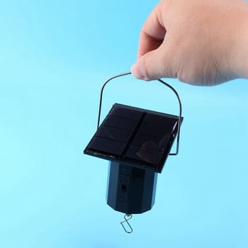 Solar Hanging Display Κινητήρας Περιστρεφόμενος Μικρός κινητήρας Ηλιακής Ενέργειας Wind Spinner Κινητήρας πολλαπλών χρήσεων Περιστρεφόμενος γάντζος 2τμχ