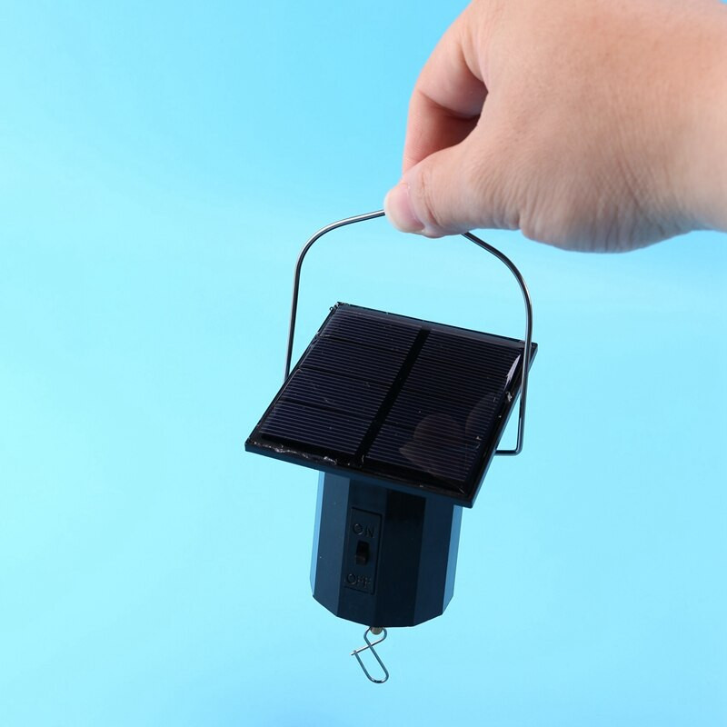 Motor de afișare suspendat solar Motor mic rotativ Motor rotativ cu energie solară Motor eolian cu funcții multiple Cârlig rotativ 2 buc