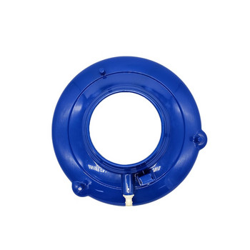 Ηλεκτρική σκούπα πισίνας Καθαρισμός κεφαλή αναρρόφησης με χερούλι Διχτυωτή τσάντα-Διασύνδεση Ηλεκτρικά αξεσουάρ εξωτερικού υδρομασάζ Μπλε