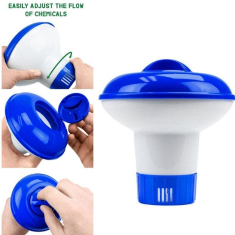 Dozator de clor pentru piscină mare plutitor, tabletă cu brom, distribuitor automat, plutitor pentru casă, instrumente de curățare în aer liber pentru piscină