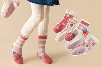 Παιδικές κάλτσες για κορίτσια - πέντε τεμάχια