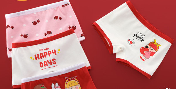 Detské boxerky s nápisom a aplikáciou