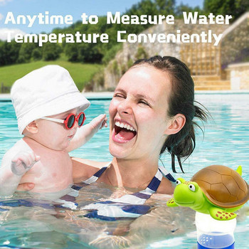 Πλωτήρας χλωρίνης πισίνας Cartoon Πλαστικός διανομέας απελευθέρωσης δόσης χελώνας για υδρομασάζ/SPA Πισίνα Πλωτήρας διάχυσης χλωρίου