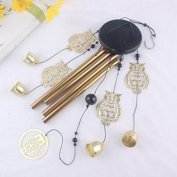 Wind Chime Solar Bell Owl Chime Door Metal Wind Garden Home Decoration Candle Chime Solar Powe Hummingbird Wind Chime Lights