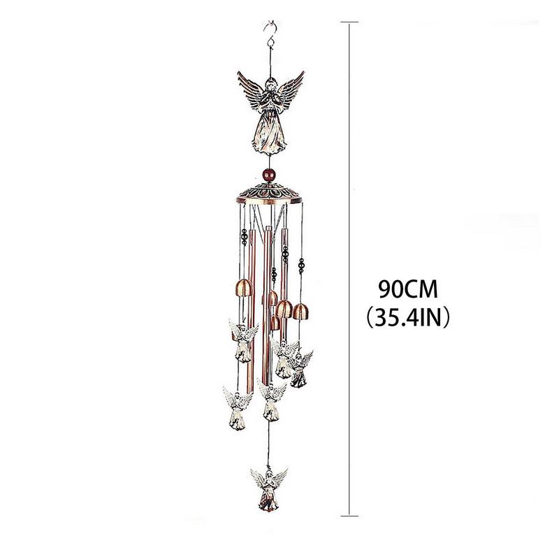 Itin dideli vėjo varpeliai lauke gilių tonų varpeliai papuošalai Sodo kabantys stiklo kristalai sietynams Succulent Live One