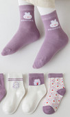 Dječji set od pet čarapa za djevojčice
