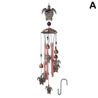 Senovinis metalinis vėjo varpelis paukščių drugelis pastoracinis retro stiliaus kabantis vėjo lauko vamzdis varpelis sodo varpeliai pakabukas pakabukas C R4H2