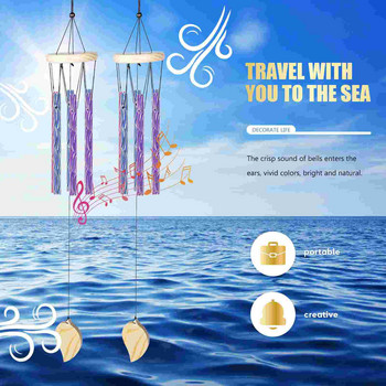 Wind Chime Tube Σωλήνες αλουμινίου Chimes Pipe Hollow Belldiy Kit Σωλήνες Προμήθειες Metal Catcher Crafts Ανταλλακτικά υλικά