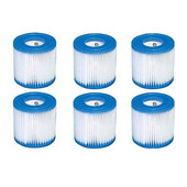 6 buc. Filtru de piscină 300 de galoane Cartuș de filtru, Cartuș de filtru pentru pompă de piscină HS-630, pentru pompa de filtrare pentru piscină