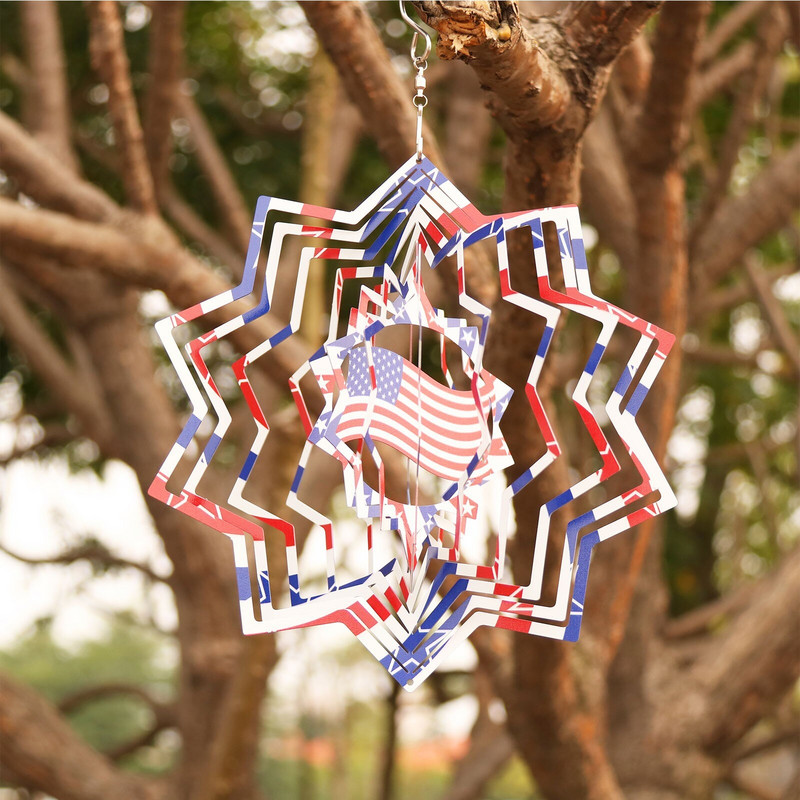 Music of The Spheres Wind Chime Vjetroturbina Wind Wheel Metalni lim 3D trostruka solarna energija Wind Chime Ananas Solarni leptiri