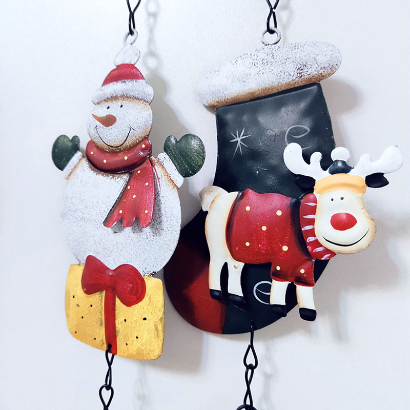 Clopoței de vânt de floarea-soarelui pentru exterior Clopoței Om de zăpadă Ornamente de decorare brad de Crăciun ulcior de sticlă Lot Curcubeu Cortina de cristal