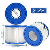 Kasetė suderinama su Saluspa Lay-Z-Spa pakaitiniu VI tipo kasetės filtru, skirtu Bestway 60311E kasetės filtrui