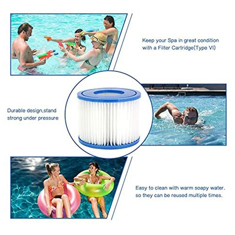 Kasetė suderinama su Saluspa Lay-Z-Spa pakaitiniu VI tipo kasetės filtru, skirtu Bestway 60311E kasetės filtrui