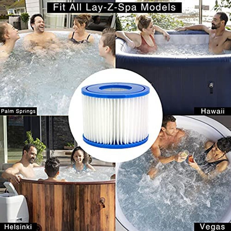 Kasetė suderinama su Saluspa Lay-Z-Spa pakaitiniu VI tipo kasetės filtru, skirtu Bestway 60311E kasetės filtrui