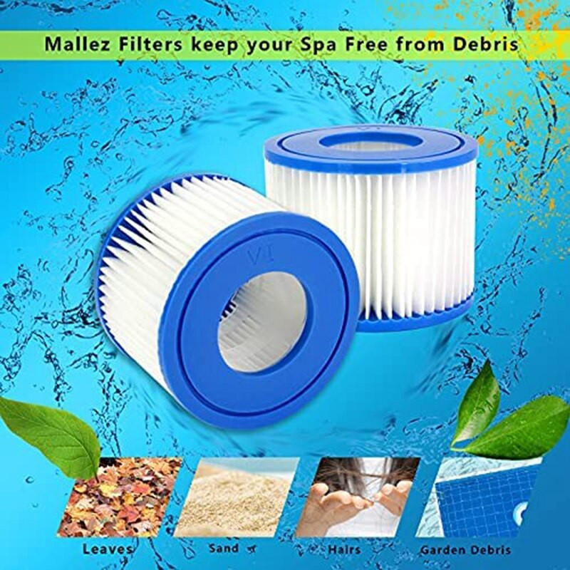 Kasetė suderinama su Saluspa Lay-Z-Spa pakaitiniu VI tipo kasetės filtru, skirtu Bestway 60311E kasetės filtrui