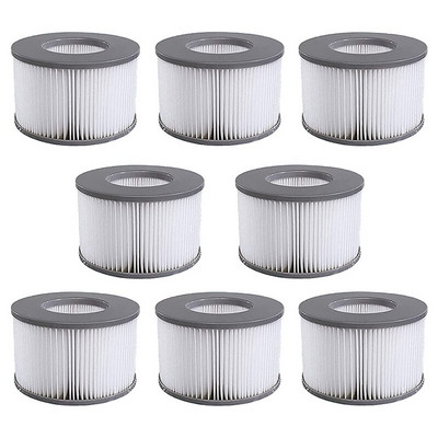 Whirlpool priedai, skirti MSpa Whirlpool keičiamųjų filtrų kasetėms, dviguba pakuotė pripučiamiems baseinams