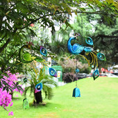 Spalvingi povų formos pakabukas varpelio vėjo varpeliai vidaus lauko balkonas vidaus lauko sodo dekoras kabantis dekoro ornamentas