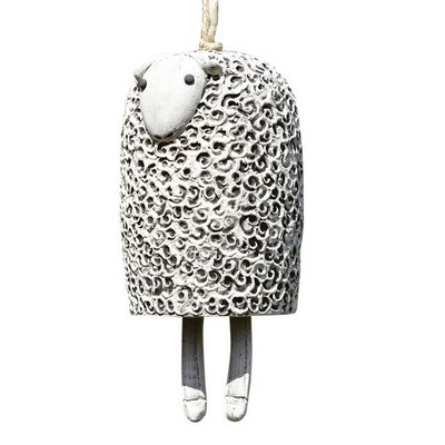 Kaimiški gyvūnų vėjo varpeliai Animacinių filmų kambario sodo apdaila Mieli varpeliai vėjo varpeliai Gyvūnų dervos sodo metalinių durų lauko dekoras