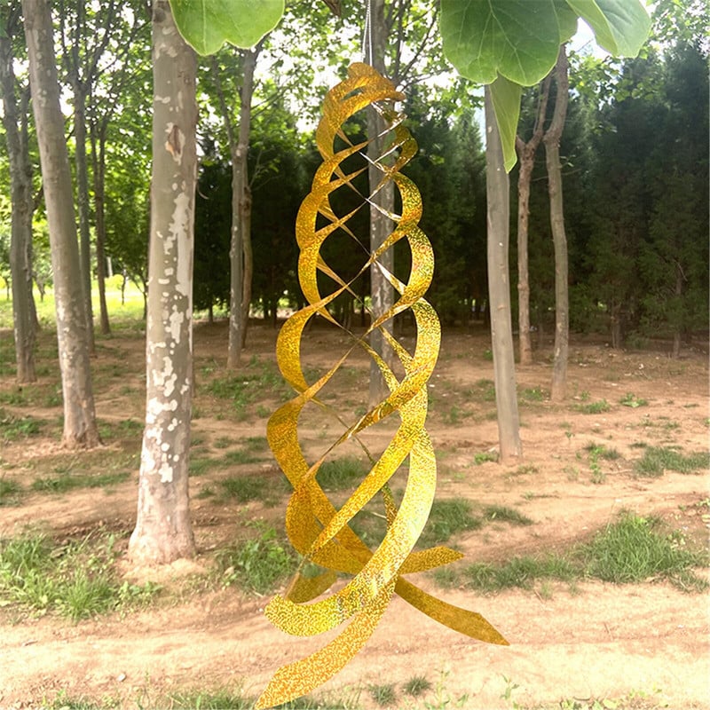 1kom Ptičja vjetrenjača Bird Wind Spinner Reflektirajuća spiralna naprava za plašenje ptica Uređenje doma Vrt Dvorište Dodatak za trijem