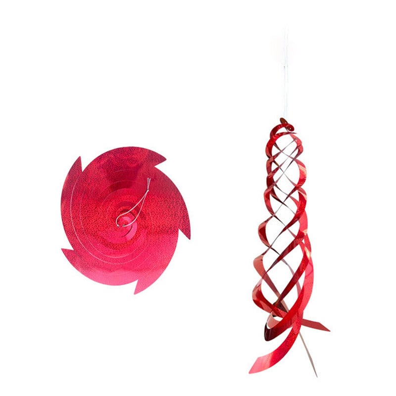 1kom Ptičja vjetrenjača Bird Wind Spinner Reflektirajuća spiralna naprava za plašenje ptica Uređenje doma Vrt Dvorište Dodatak za trijem