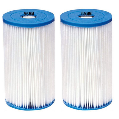 A tipo pakaitinė filtro kasetė, suderinama su INTEX baseinais, pakaitinė filtro kasetė, skirta 29000, 2 pak.