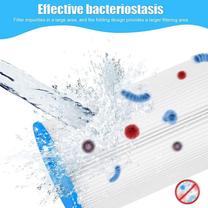 A tipo pakaitinė filtro kasetė, suderinama su INTEX baseinais, pakaitinė filtro kasetė, skirta 29000, 2 pak.