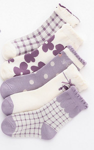 Dječje čarape za djevojčice u raznim bojama