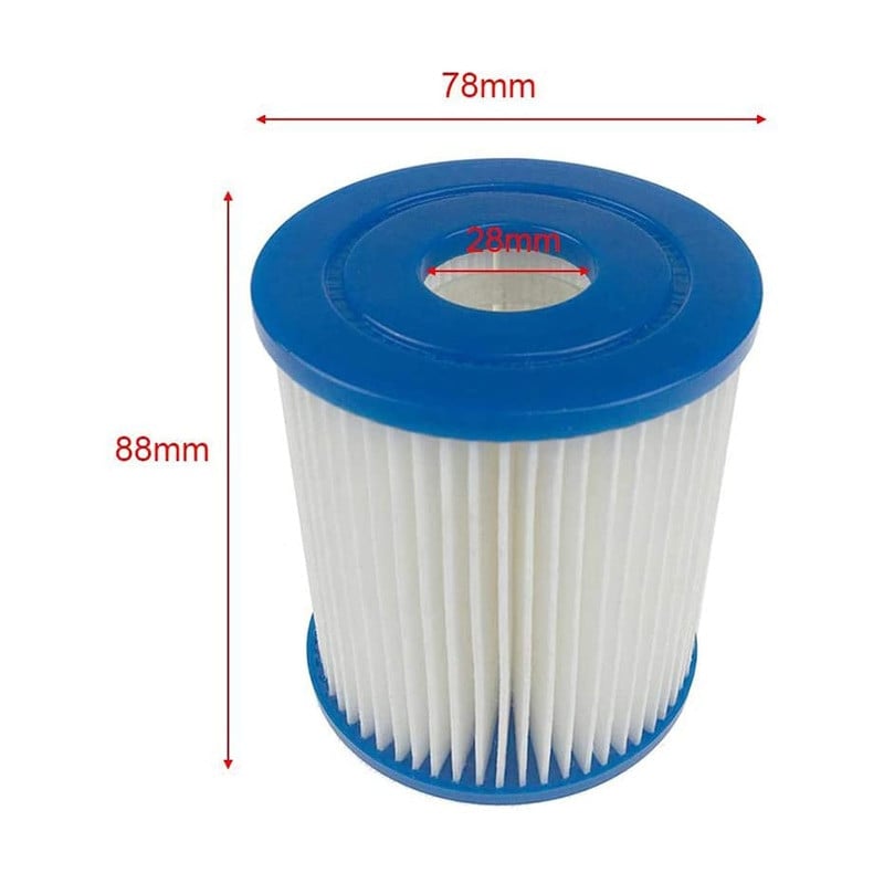 2PCS filtera za MSPA bazen na napuhavanje, hidromasažnu kadu, hidromasažnu kadu, zamjensku pumpu za filtar za vodu, zamjensku pumpu za M-SPA kupalište na napuhavanje