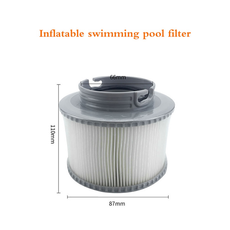 2PCS filtera za MSPA bazen na napuhavanje, hidromasažnu kadu, hidromasažnu kadu, zamjensku pumpu za filtar za vodu, zamjensku pumpu za M-SPA kupalište na napuhavanje