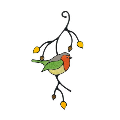 Beicuotas paukščių saulės gaudytojas, skirtas langų dekoravimui, sienos durims pakabinamas pakabukas lauko sodo papuošalams