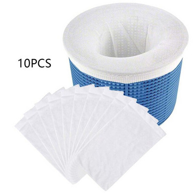 5/10/20 tk korduvkasutatavad basseini skimmerid, tugeva venitusega ülipeened nailonist basseinifiltriga sokid filtrite jaoks korvid, skimmerid