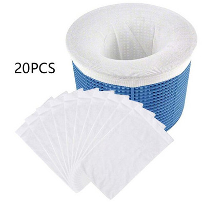 5/10/20 tk korduvkasutatavad basseini skimmerid, tugeva venitusega ülipeened nailonist basseinifiltriga sokid filtrite jaoks korvid, skimmerid