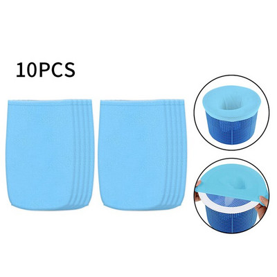 5/10/20 tk korduvkasutatavad basseini skimmerid, tugeva venitusega ülipeened nailonist basseinifiltriga sokid filtrite jaoks korvid, skimmerid