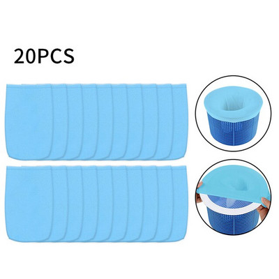 5/10/20 tk korduvkasutatavad basseini skimmerid, tugeva venitusega ülipeened nailonist basseinifiltriga sokid filtrite jaoks korvid, skimmerid