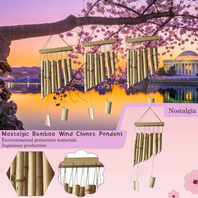 Clopoței de birou Clopoței pandantiv retro vânt, lucrat manual, meșteșuguri creative, minge de sticlă solară, clopoței de vânt, ceramică de perete pentru plante