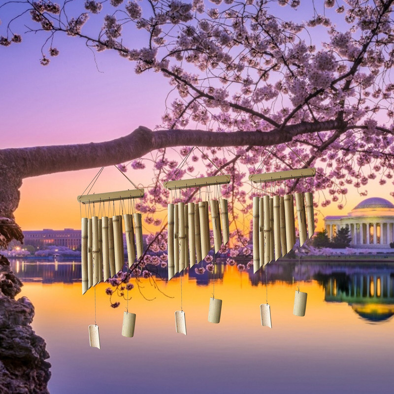 Clopoței de birou Clopoței pandantiv retro vânt, lucrat manual, meșteșuguri creative, minge de sticlă solară, clopoței de vânt, ceramică de perete pentru plante