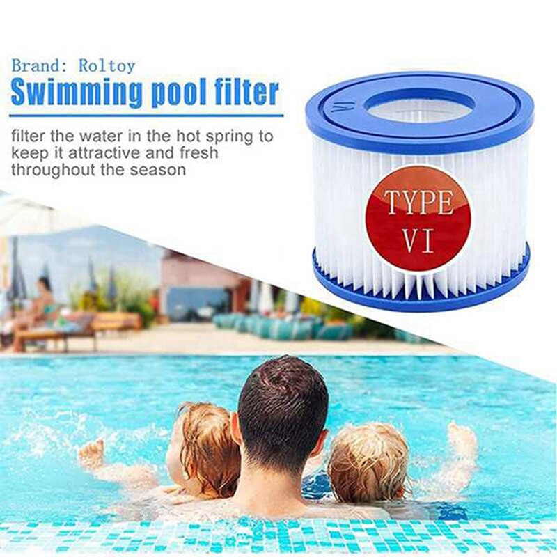 2 vnt baseino filtras, skirtas Bestway SPA filtro siurblio kasetei, VI tipas, kubilo filtrai Lay-Z-Spa, Coleman Saluspa filtrams