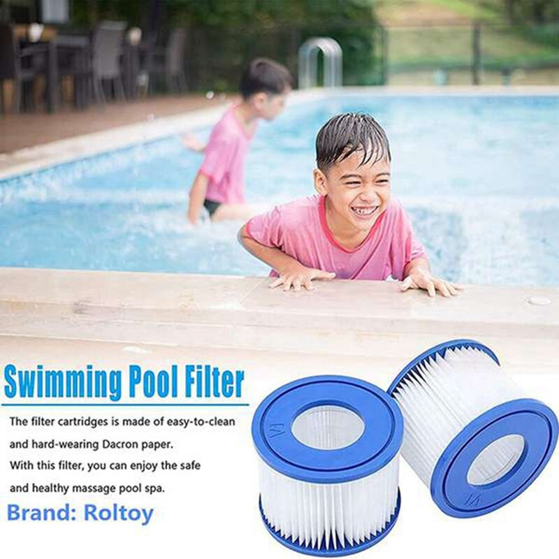 2 vnt baseino filtras, skirtas Bestway SPA filtro siurblio kasetei, VI tipas, kubilo filtrai Lay-Z-Spa, Coleman Saluspa filtrams