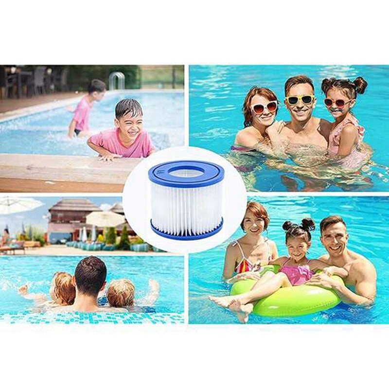 2 vnt baseino filtras, skirtas Bestway SPA filtro siurblio kasetei, VI tipas, kubilo filtrai Lay-Z-Spa, Coleman Saluspa filtrams