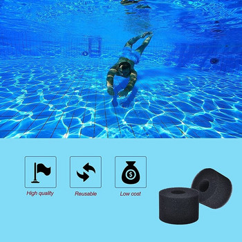6 опаковки гъба за филтър за плувен басейн за филтри от пяна Intex тип S1, филтър с гъба за басейн тип S1 за миене и многократна употреба