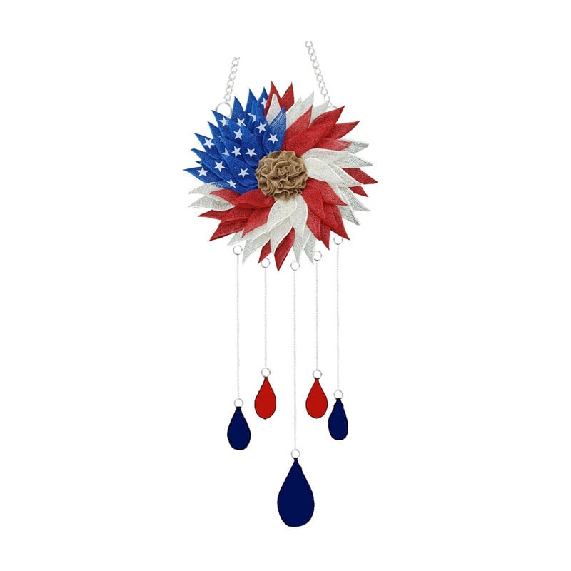 Srce Wind Chimes Chime Spavaća soba Rukotvorine Neovisni privjesak Solarni vodopad s malim poklopcem za prozore za zimu vani