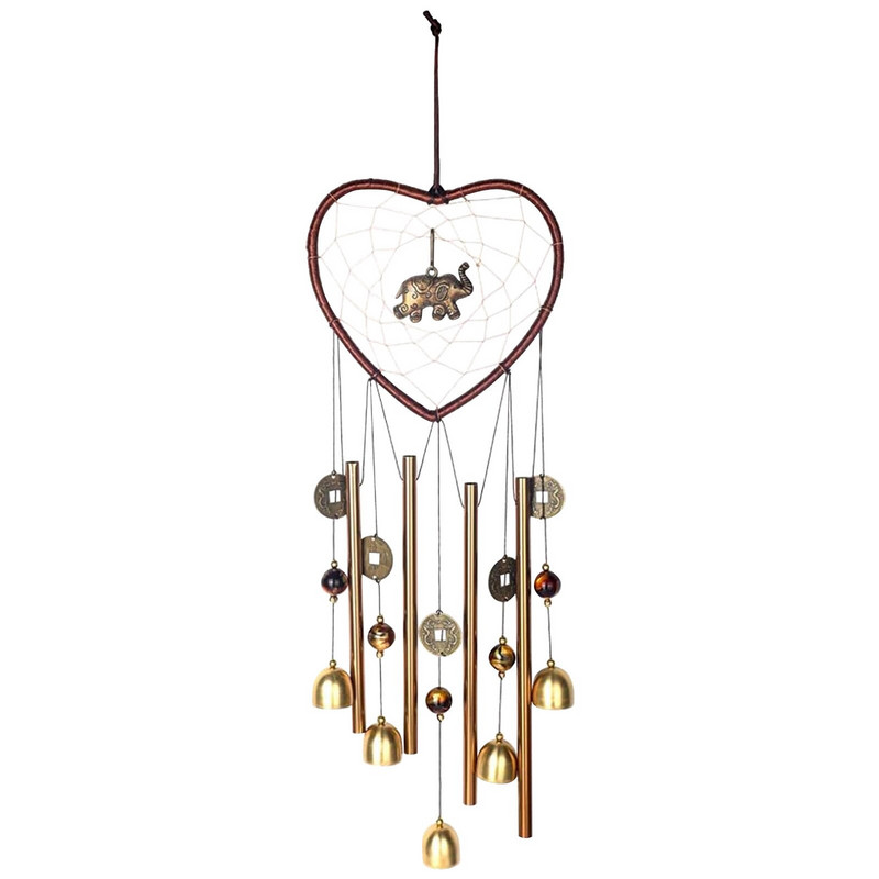 Clopoței de vânt în aer liber, metal, candelabru de interior, cristale, lacrimă, 50 mm, clopoței de vânt extra mari, în aer liber, ton profund, redă muzică reală