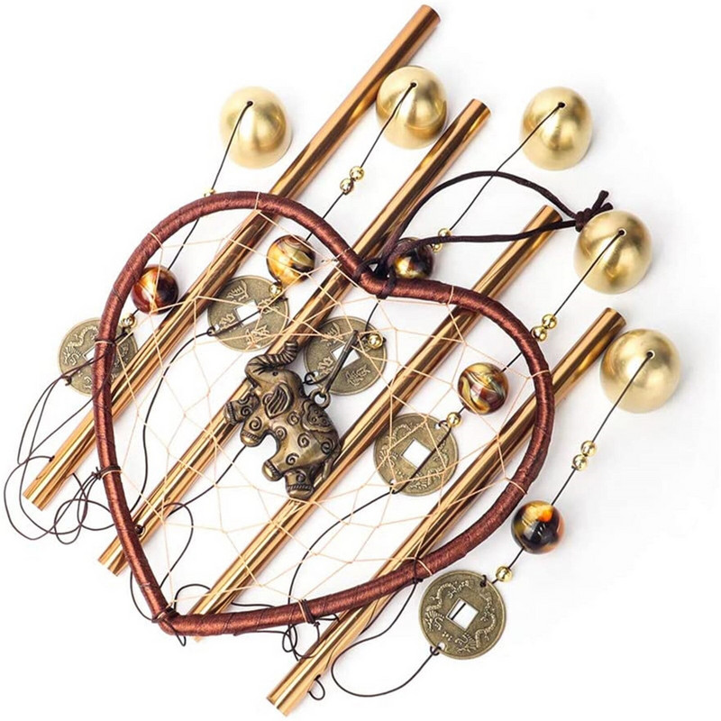 Clopoței de vânt în aer liber, metal, candelabru de interior, cristale, lacrimă, 50 mm, clopoței de vânt extra mari, în aer liber, ton profund, redă muzică reală