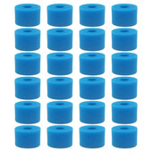 24 buc Burete de spumă pentru piscină pentru Intex S1, reutilizabil, lavabil, spumă de curățare, spumă pentru piscină, accesorii pentru înot
